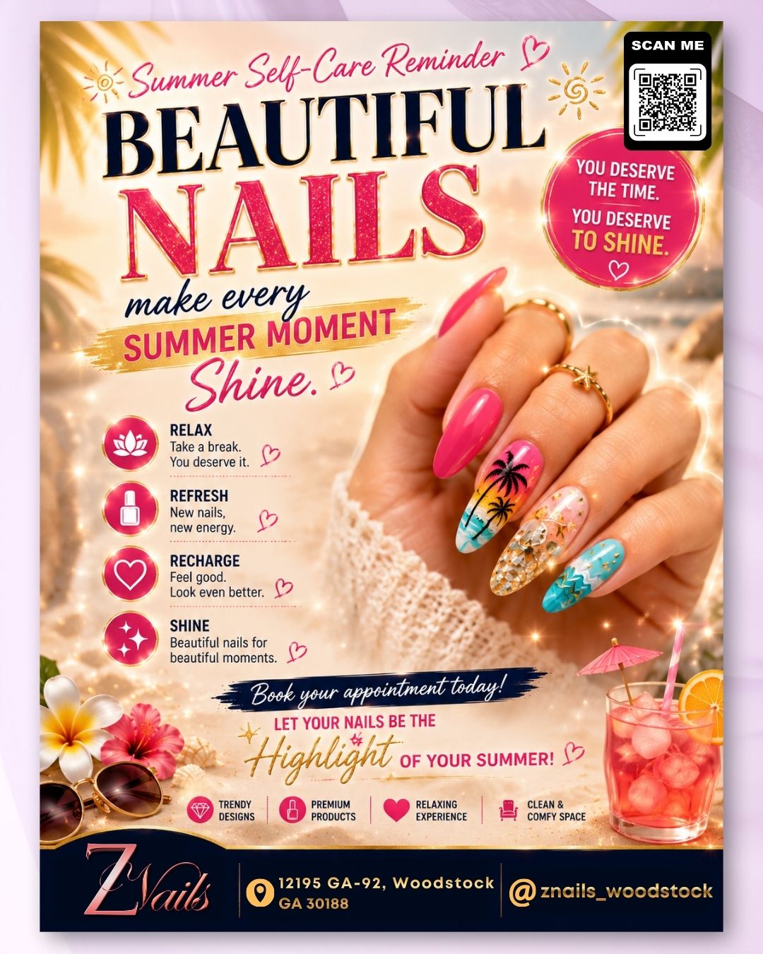 Z NAILS Woodstock, GA 30188